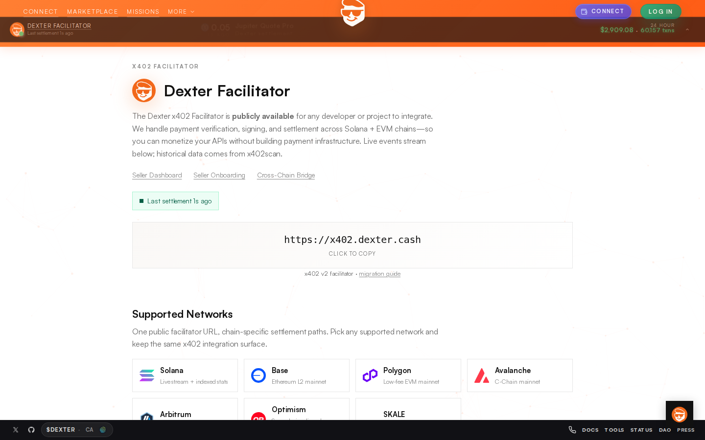 Facilitator dashboard